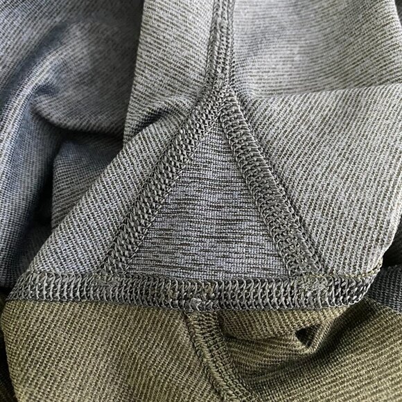 Outdoor Voices Crop Leggings‎ Two Tone Blue Gray Athletic Women's Small - Picture 5 of 6